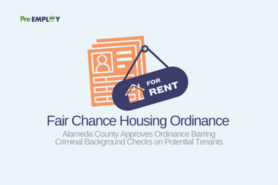 Alameda County Approves Ordinance Barring Criminal Background Checks on Potential Tenants