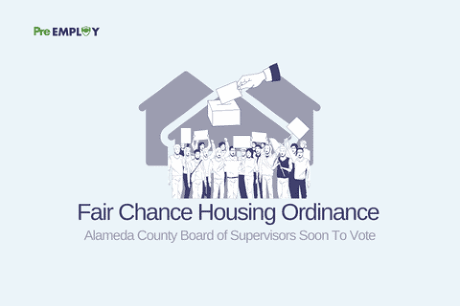Alameda County Board of Supervisors Soon To Vote on Fair Chance Housing Ordinance Among Other Tenant Protections